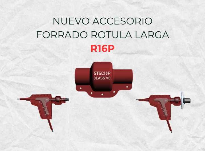Nuevo Accesorio para forrado rótula larga R16P